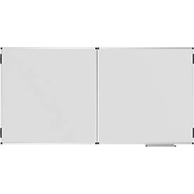 Klapptafel Legamaster UNITE PLUS, magnetisch, 5 Schreibflächen, B 2000/4000 x T 13,4 x H 1000 mm, emaillierter Keramikstahl, weiß